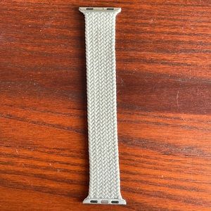 NEW GRAY Braided Solo Loop For Apple Watch
